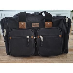 Western Pack Black Travel Duffel Bag Carry On Luggage Shoulder Strap